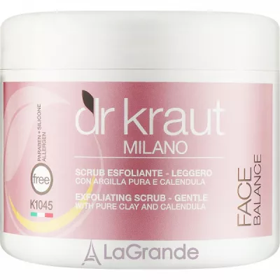Dr. Kraut Face Balance Exfoliating Scrub Gentle With Pure Clay And Calendula ������ �����-���������� ��� ���� � ��������� ������ � ����������
