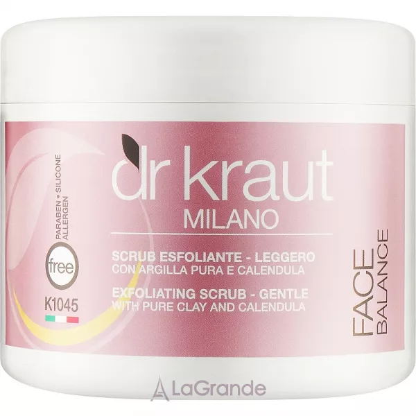 Dr. Kraut Face Balance Exfoliating Scrub Gentle With Pure Clay And Calendula ������ �����-���������� ��� ���� � ��������� ������ � ����������