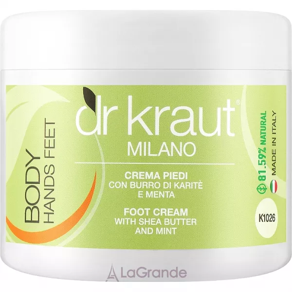 Dr. Kraut Body Hands Feet Foot Cream With Shea Butter And Mint ���� ��� ��� � ������ �� � ��������