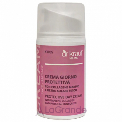 Dr. Kraut Face Antiage Protective Day Cream With Marine Collagen And Physical Sunscreen �������� ������ ���� ��� ������� � �������� ���������