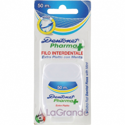 Dentonet Pharma Extra Flat Detal Floss With Mint ������ ���� �������������, 50 �