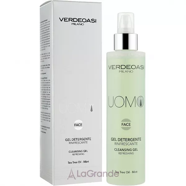 Verdeoasi Uomo Cleansing Gel Refreshing ��������� ���������� ���� ��� ������ � ������ ������� ������