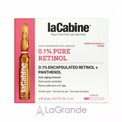 La Cabine 0,1% Pure Retinol Ampoules ������������������� ������ � ��������� ��� ���������� �������� ���� �������