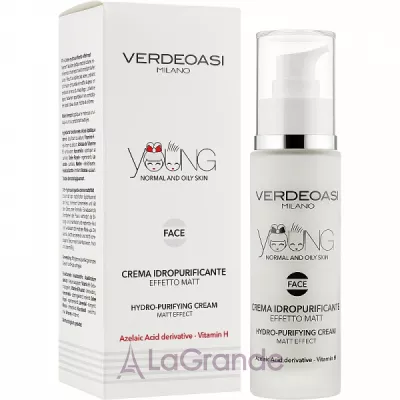 Verdeoasi Young Hydro-Purifying Cream Matt Effect ��������� � ����������� ���� � ������� ��������