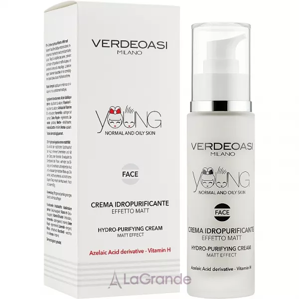 Verdeoasi Young Hydro-Purifying Cream Matt Effect ��������� � ����������� ���� � ������� ��������