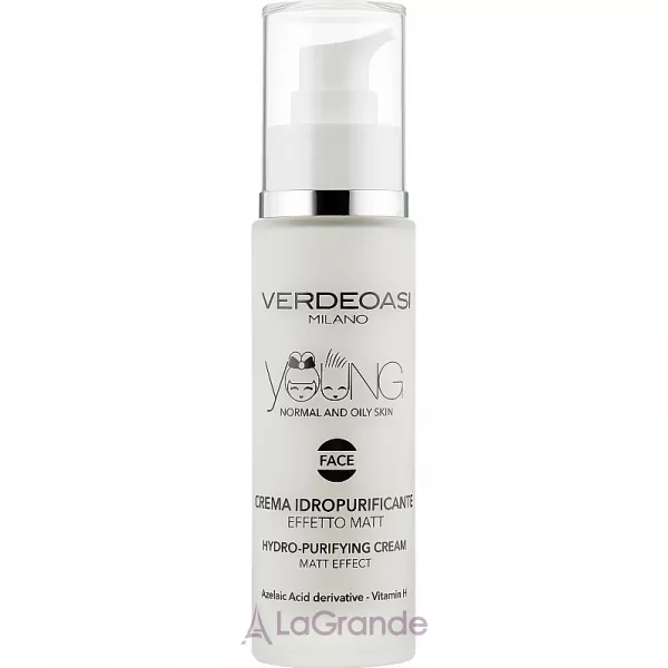 Verdeoasi Young Hydro-Purifying Cream Matt Effect ��������� � ����������� ���� � ������� ��������