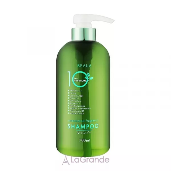 Kumano Yushi Beaua 10 Essence Shampoo ������� ��� ������� ����� � 10 ������������ �����������