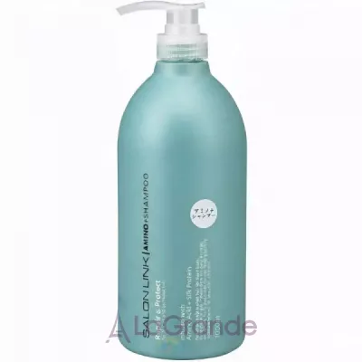 Kumano Yushi Salon Link Amino + Shampoo Repaip & Protect ������� ��� ������� � �������������