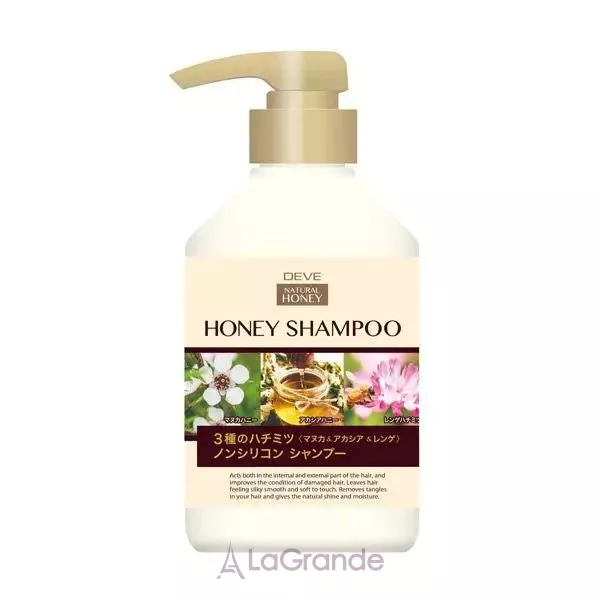 Kumano Yushi Deve Natural Honey Shampoo ������� ��� ����� � 3 ������ ����