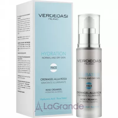 Verdeoasi Hydration Rose Cream-Gel Hydrating Glowing ����-���� � ����� 