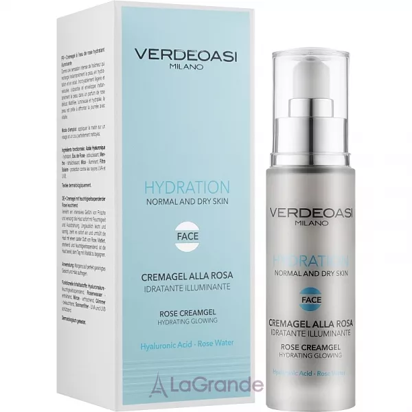 Verdeoasi Hydration Rose Cream-Gel Hydrating Glowing ����-���� � ����� 