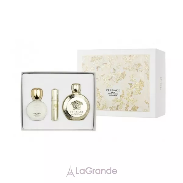 Versace Eros Pour Femme ���� (����������� ���� 100 �� + ����������� ���� 10 �� + ������� ��� ��� 100 ��)