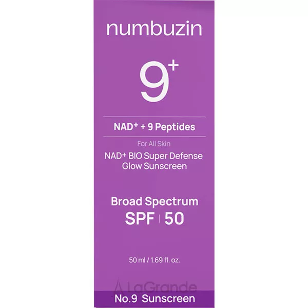 Numbuzin No.9 NAD+ Peptides Dewy Sun Essence SPF50+ PA++++ ��������� ������������ ������� ��� ������� � ��������� SPF50+