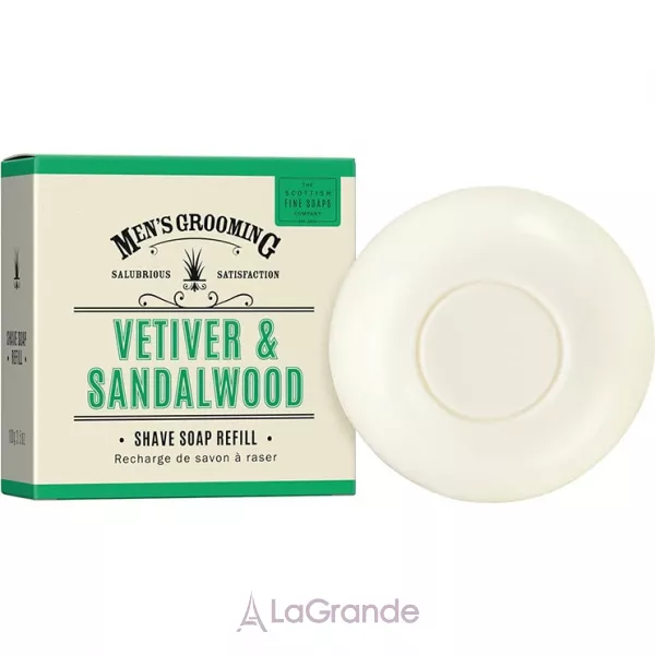 ������ Scottish Fine Soaps Vetiver & Sandalwood Shaving Soap Refill ���� ��� ������ 