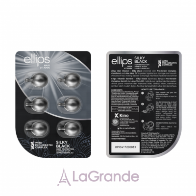 �ֲ��� Ellips Hair Vitamin Silky Black With Pro-Keratin Complex ³����� ��� ������� 