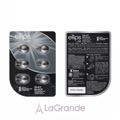 �ֲ��� Ellips Hair Vitamin Silky Black With Pro-Keratin Complex ³����� ��� ������� 
