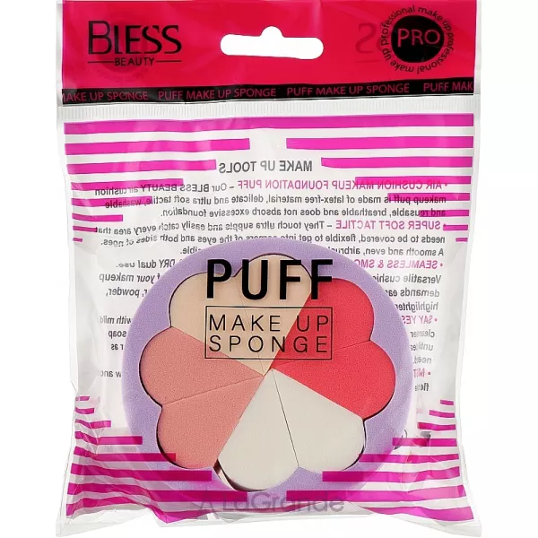 Bless Beauty Puff Make Up Sponge ���� ������ ��� ������ 8�1, ����� ��������, �4