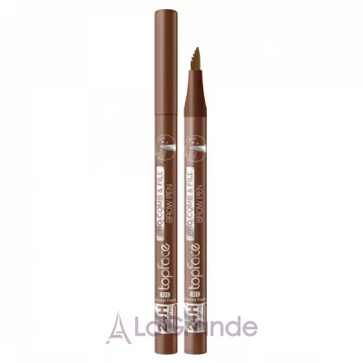 Topface Pro Comb & Fill Brow Pen ������ ��� ���