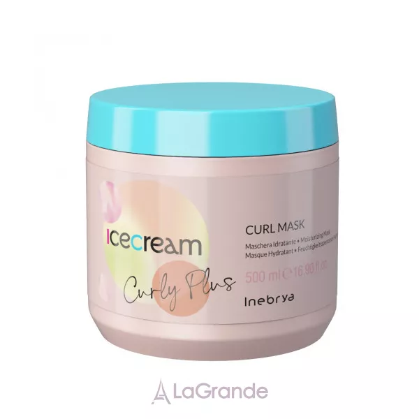 ������ Inebrya Ice Cream Curly Plus Curl Mask ����� ��� �������� �����, � ����� � ���������� ��������