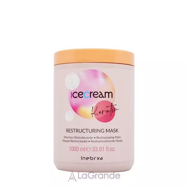 ������ Inebrya Ice Cream Keratin Restructuring Mask ����������������� ����� � ���������