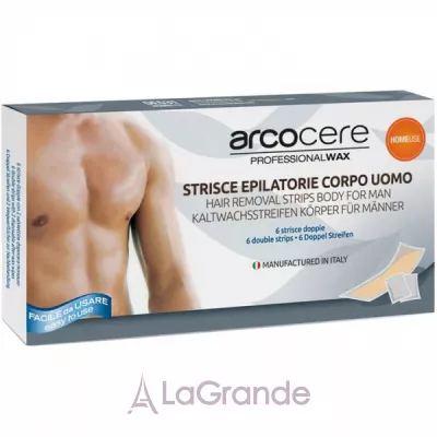 Arcocere Deepline Hair-Removing Strips For Man ������� ������� ��� �������� ���� ��� ������