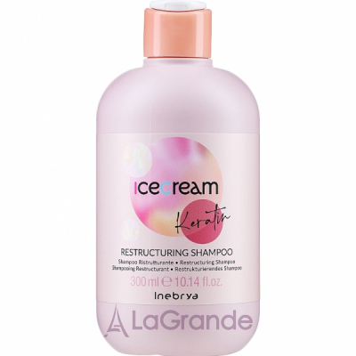 ������ Inebrya Ice Cream Keratin Restructuring Shampoo ��������������� ������� c ���������