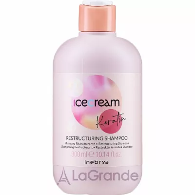 ������ Inebrya Ice Cream Keratin Restructuring Shampoo ��������������� ������� c ���������