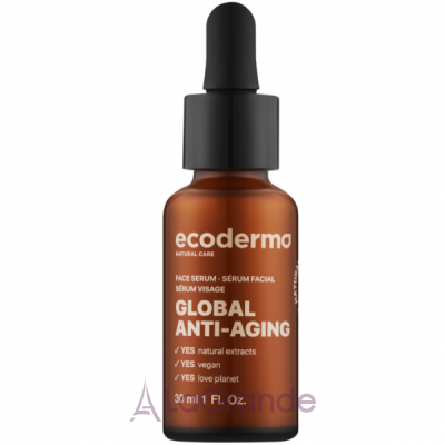 Ecoderma Global Anti-Aging Face Serum �������������� ��������� � ������ ������� � ���������� ��������� ��������