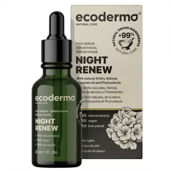 Ecoderma Night Renew Face Serum ͳ��� ���������� ������������� ��������� ��� �������  � ���, ���������, ���������� �볺� �� �������������