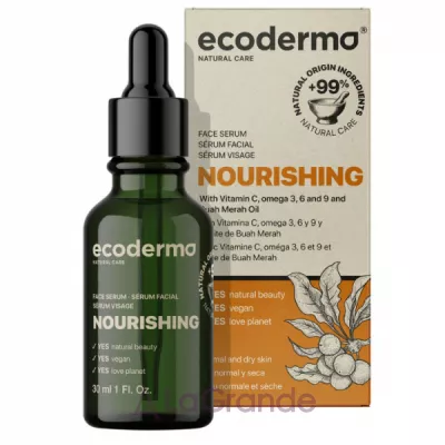 Ecoderma Nourishing Face Serum ����������� ��������� ��� ���� ��� ���������� � ����� ���� � ��������� � � ����� 3, 6 � 9