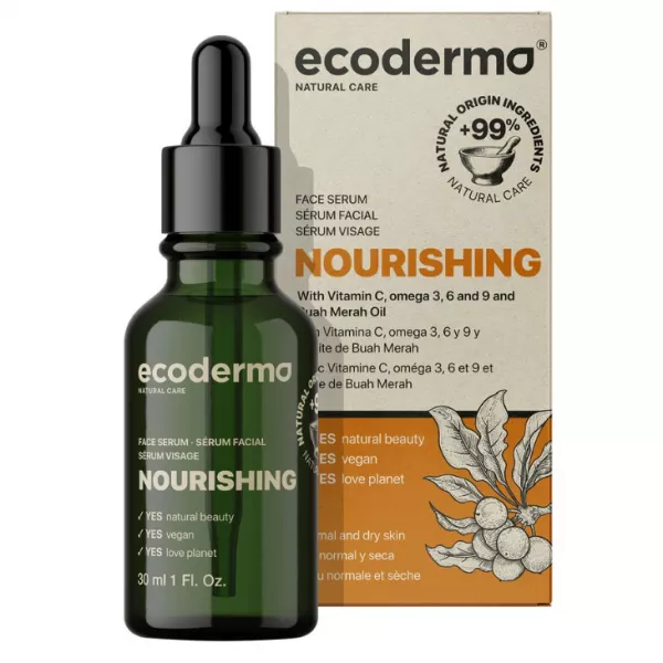 Ecoderma Nourishing Face Serum ������� ��������� ��� ������� ��� ��������� �� ���� ���� � ������� � �� ����� 3, 6 �� 9