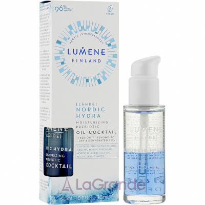 ������ Lumene Lahde Nordic Hydra Moisturizing Prebiotic Oil-Cocktail ����������� �������� � ������������