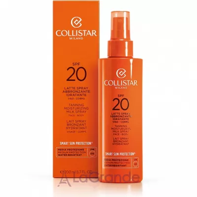 ������ Collistar Tanning Moisturizing Milk Spray SPF 20 ����� ��� ������ SPF 20