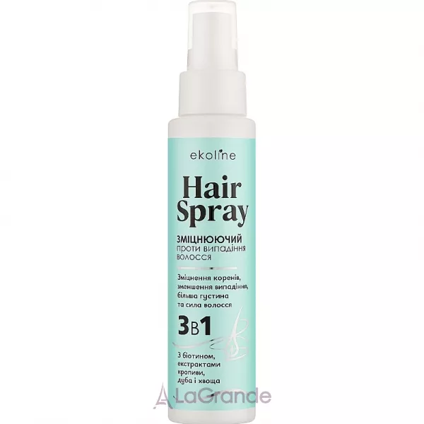 EkoLine Strengthening Spray 3in1 For Hair Loss Prevention ������������ ����� 3�1 ����� �������� ������� � �������, ��������� �������, ���� � �����