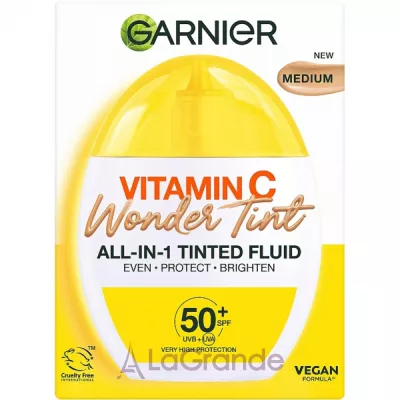Garnier Vitamin C Wonder Tint SPF50+ ��������� ����� � ��������� � ��� ���� � SPF50+