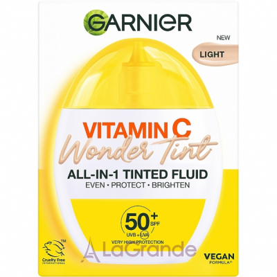 Garnier Vitamin C Wonder Tint SPF50+ ��������� ����� � ��������� � ��� ���� � SPF50+
