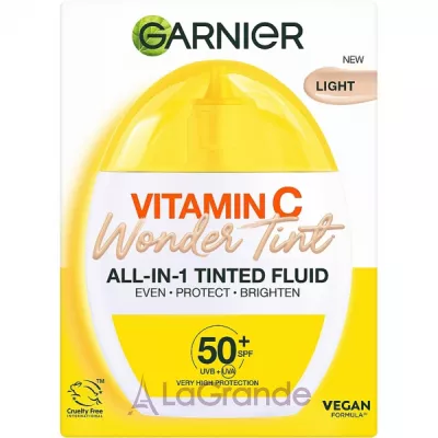 Garnier Vitamin C Wonder Tint SPF50+ ��������� ����� � ��������� � ��� ���� � SPF50+