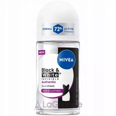 Nivea Black & White Invisible Authentic Antiperspirant Roll-On �������������� 