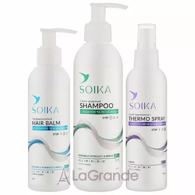 Soika Blue ����� ��� ����� �� �������� (shm/300ml + h/balm/200ml + spray/200ml)