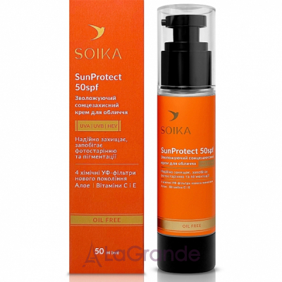 Soika SunProtect Cream SPF50 �������������� ���� ��� ���� SPF50