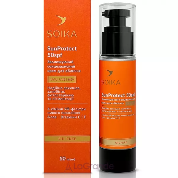 Soika SunProtect Cream SPF50 �������������� ���� ��� ���� SPF50