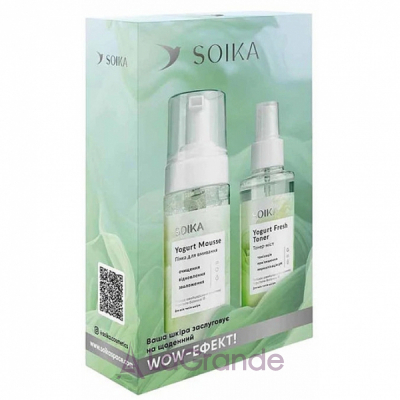 Soika Yogurt Set ���� �� ������� �� �������� (mist/150ml + foam/150ml)