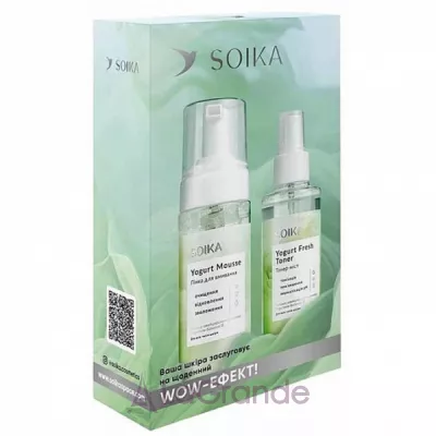 Soika Yogurt Set ���� �� ������� �� �������� (mist/150ml + foam/150ml)
