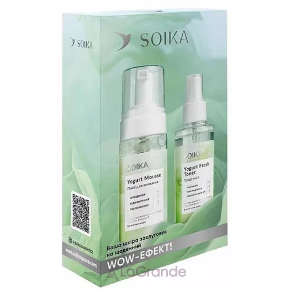 Soika Yogurt Set ����� �� ����� �� ����� (mist/150ml + foam/150ml)