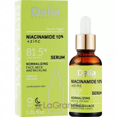 Delia Niacynamid + Zinc Serum ������������� ��������� ��� ����, ��� � ���� �������� � ������������ � ������