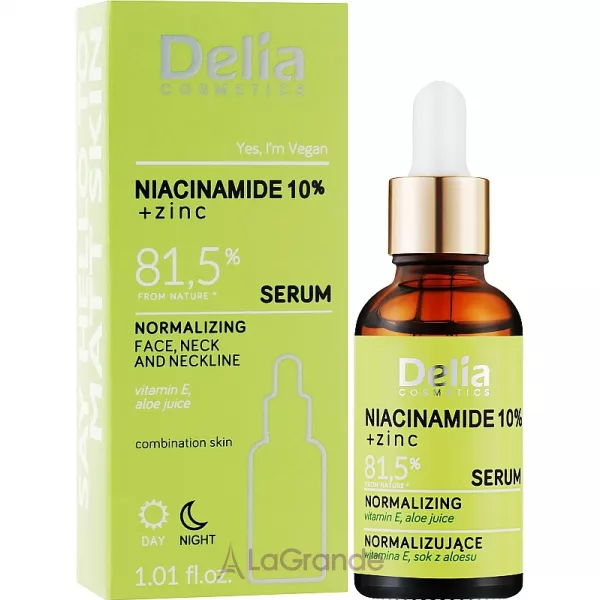 Delia Niacynamid + Zinc Serum ������������� ��������� ��� ����, ��� � ���� �������� � ������������ � ������