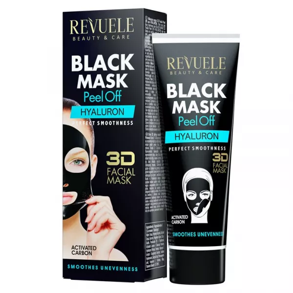 Revuele Black Mask Peel Off Hyaluron ������ �����-������ ��� ���� � ������������ ��������