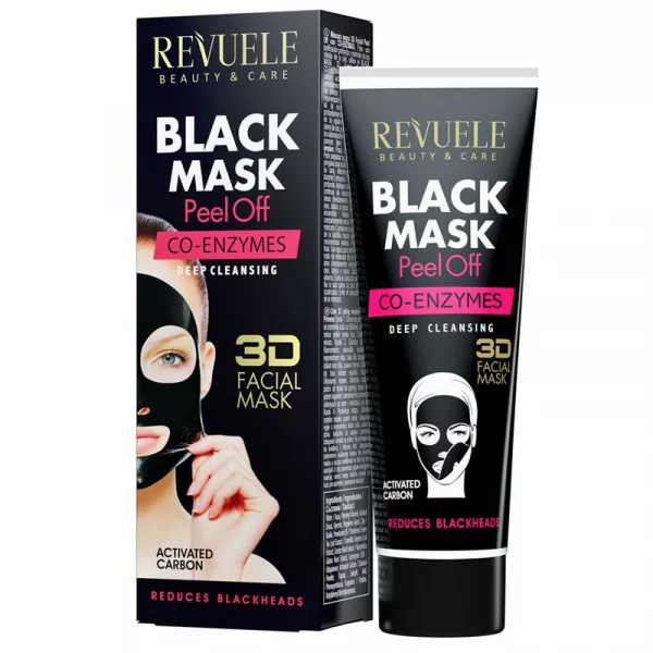 Revuele Black Mask Peel Off Co-Enzymes ������ �����-������ ��� ���� � ����������