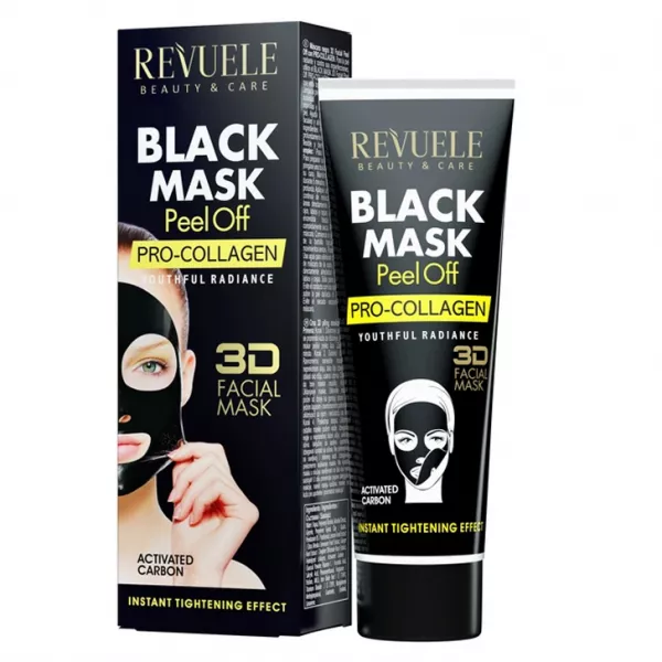 Revuele Black Mask Peel Off Pro-Collagen ������ �����-������ ��� ���� � ���-����������