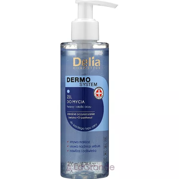 Delia Dermo System Gel Wash For Face & Eye Area ���� ��� ��������